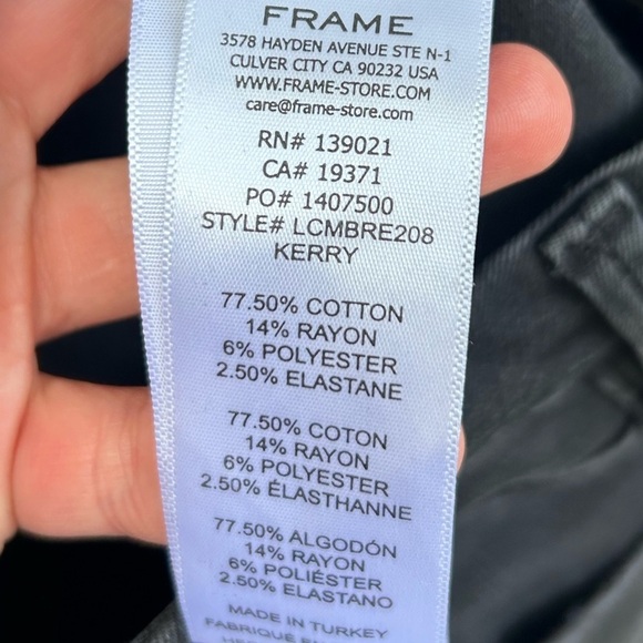 Frame Black Le Crop Mini Boot, size 26 - Picture 14 of 14